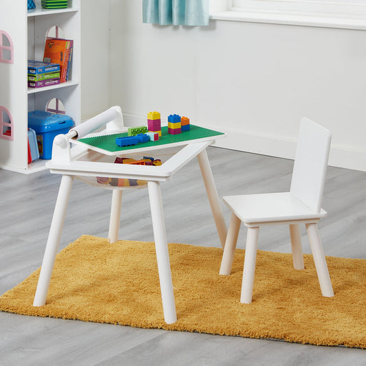 Little Ones White Writing Multi-Purpose Table