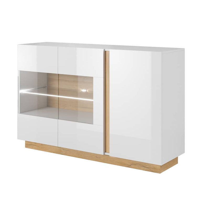 Arco Display Sideboard Cabinet 139cm All Homely