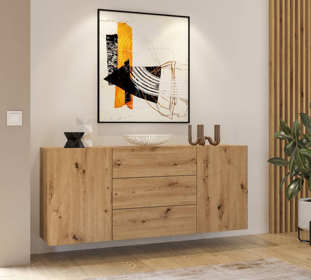 Ava 26 Sideboard Cabinet 140cm All Homely