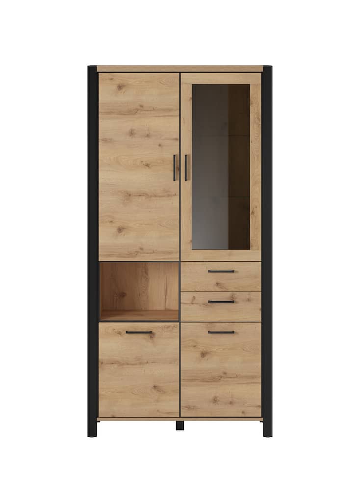 Aktiv 13 Tall Display Cabinet 100cm All Homely