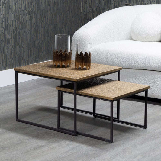 BC Dining - Square Nest of 2 Side Tables