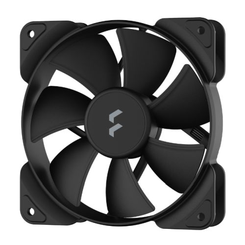 Fractal Design Aspect 12 12cm Case Fan, Rifle Bearing, Supports Chaining, Aerodynamic Stator Struts, 1200 RPM, Black All Homely