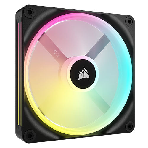 Corsair iCUE LINK QX140 14cm PWM RGB Case Fan, 34 RGB LEDs, Magnetic Dome Bearing, 2000 RPM, Black, Single Fan Expansion Kit All Homely