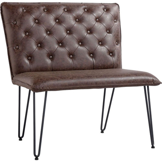 The Chair Collection - Studded back Bench 90cm