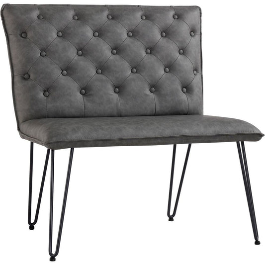 The Chair Collection - Studded back Bench 90cm