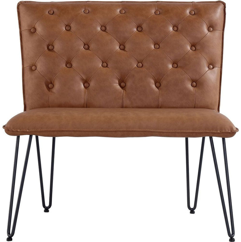 The Chair Collection - Studded back bench 90cm