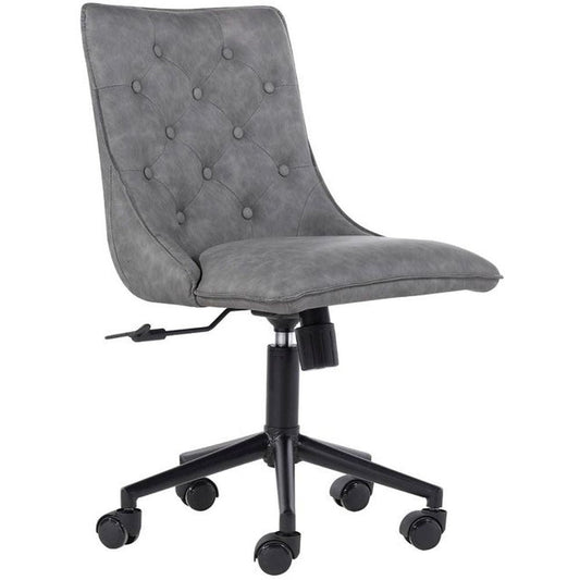 The Chair Collection Grey - Button Back Office