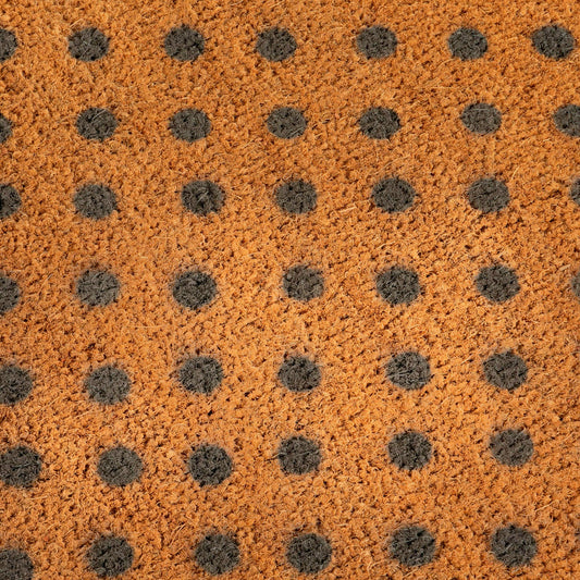Artsy Doormats Grey Dots Circle Doormat