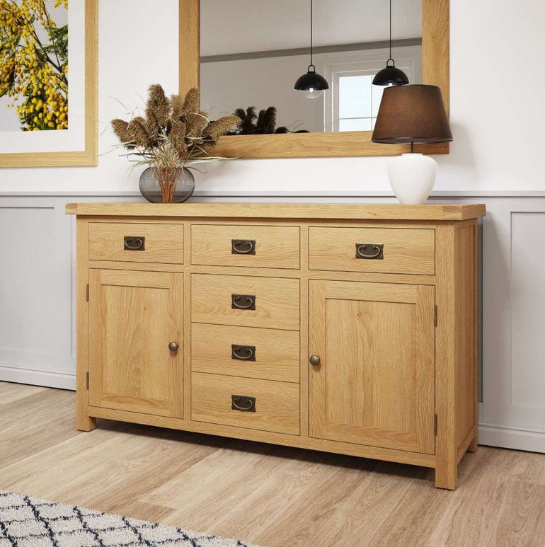 CO Dining & Occasional - 2 Door 6 Drawer Sideboard