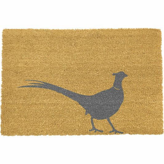 Artsy Doormats Country Home Pheasant Extra Large Grey Doormat
