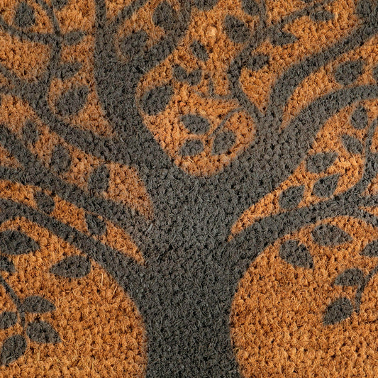 Artsy Doormats Country Home Tree of Life Extra Large Grey Doormat