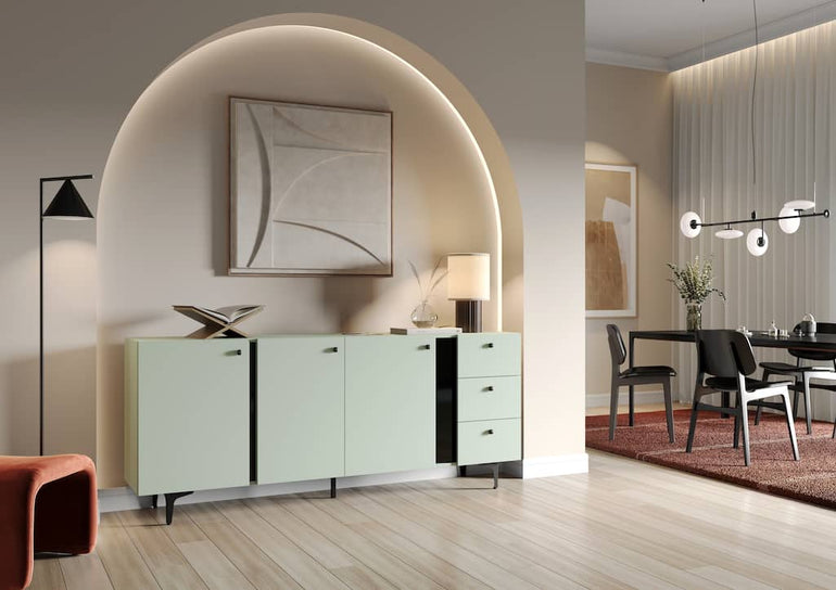 Milano Sideboard Cabinet 200cm All Homely