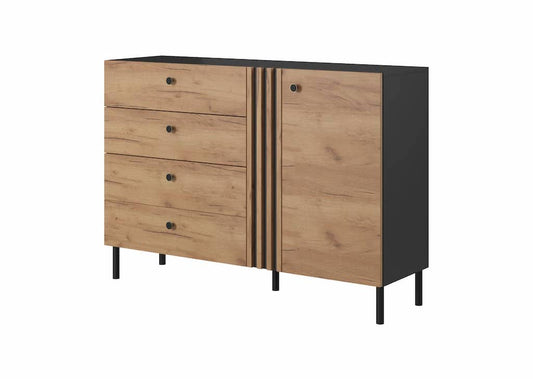 Deco Chest Of Drawers 138cm All Homely