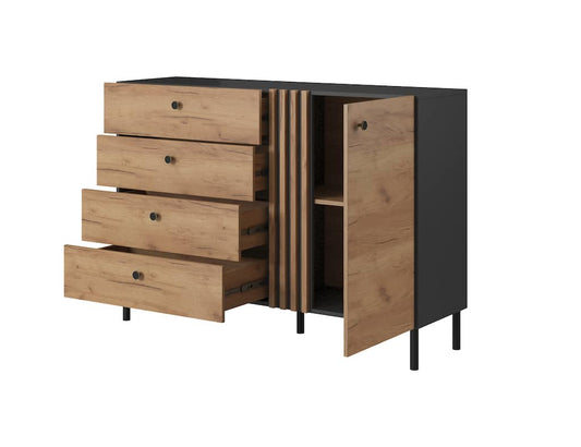 Deco Chest Of Drawers 138cm All Homely