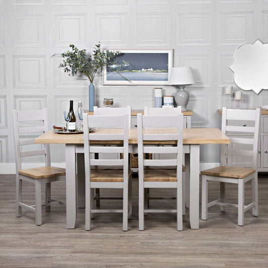 EA Dining Grey - 1.2m butterfly extending table