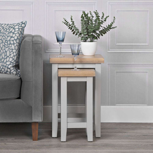 EA Dining Grey - Nest of 2 tables