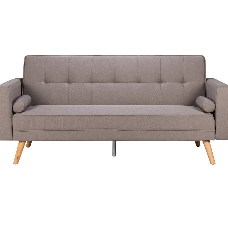Birlea Ethan Large Sofa Bed: Modern, Stylish, Retro Feel with Contrasting Buttoned Details, Ideal for Occasional Guest Bed