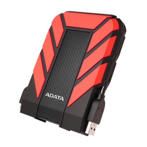 ADATA 1TB HD710 Pro Rugged External Hard Drive, 2.5", USB 3.1, IP68 Water/Dust Proof, Shock Proof, Red All Homely