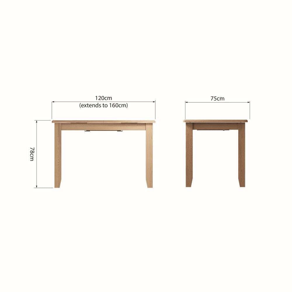 GAO Dining & Occasional - 1.2M Extending Table