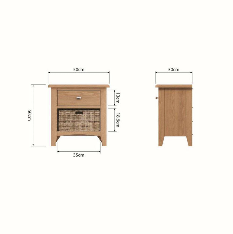 GAO Dining & Occasional - 1 Drawer 1 Basket Unit