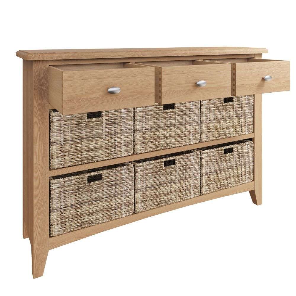 GAO Dining & Occasional - 3 Drawer 6 Basket Unit
