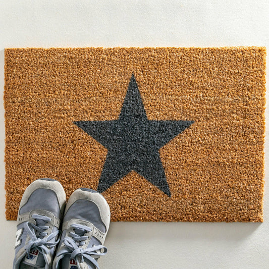 Artsy Doormats Star Grey Doormat