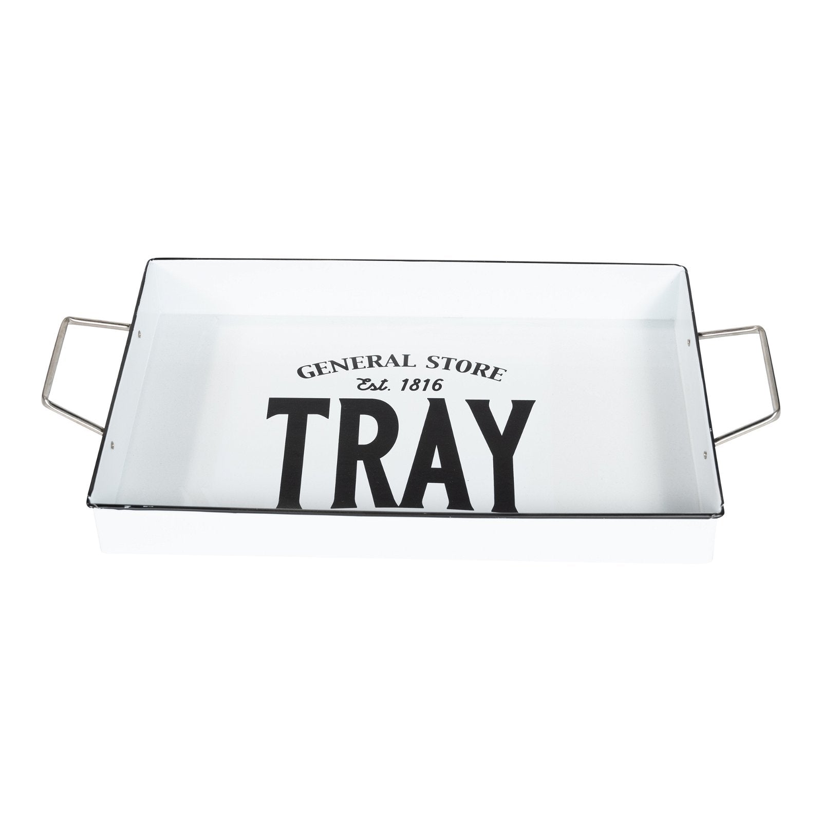 General Store Metal Serving Tray 51x27cm