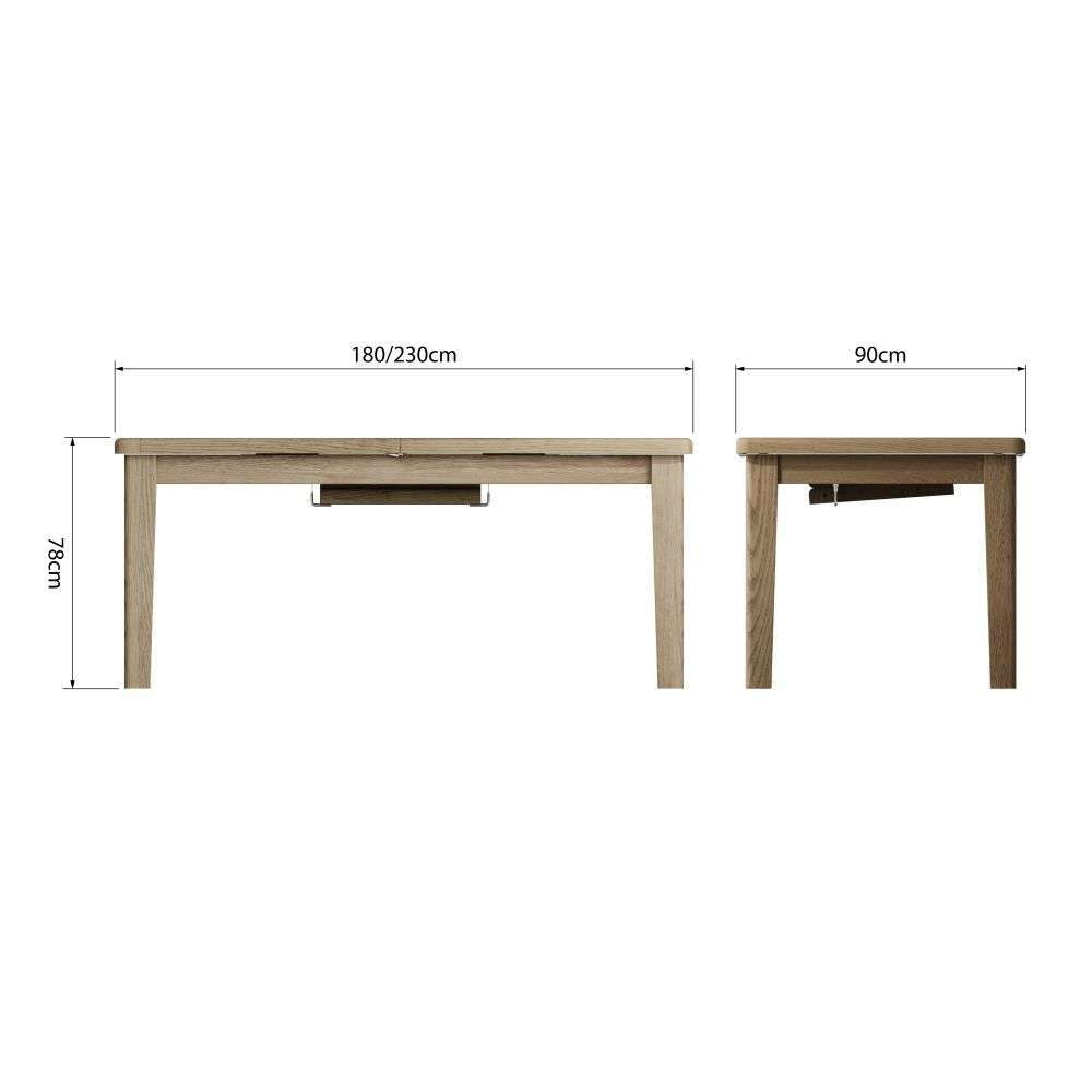 HO Dining & Occasional - 1.8m Extending Table 1800 -2300