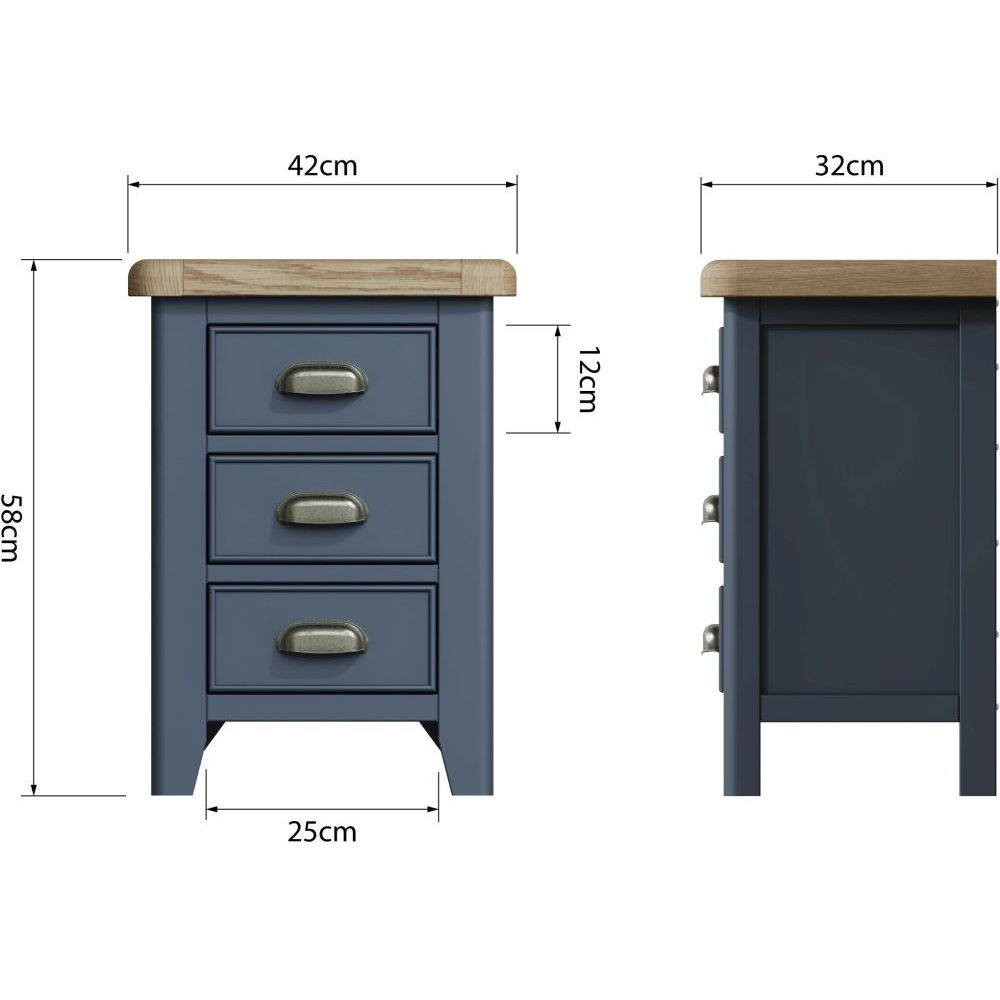 HOP Bedroom Blue - Bedside Cabinet