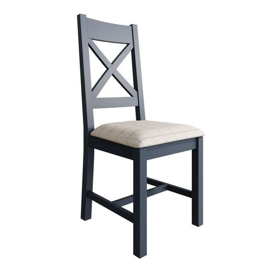 HOP Dining & Occasional Blue - Cross Back Dining Chair Beige