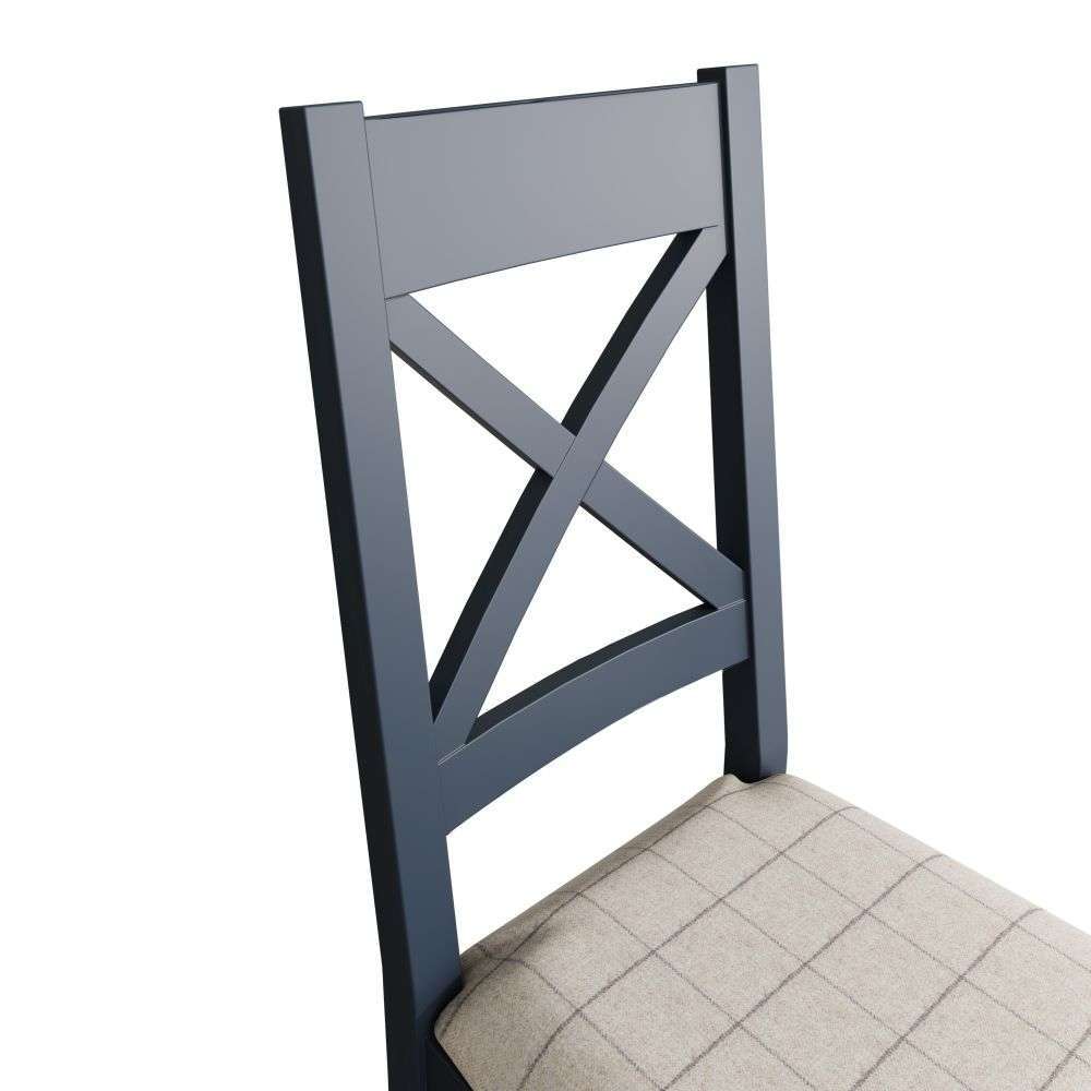 HOP Dining & Occasional Blue - Cross Back Dining Chair Grey