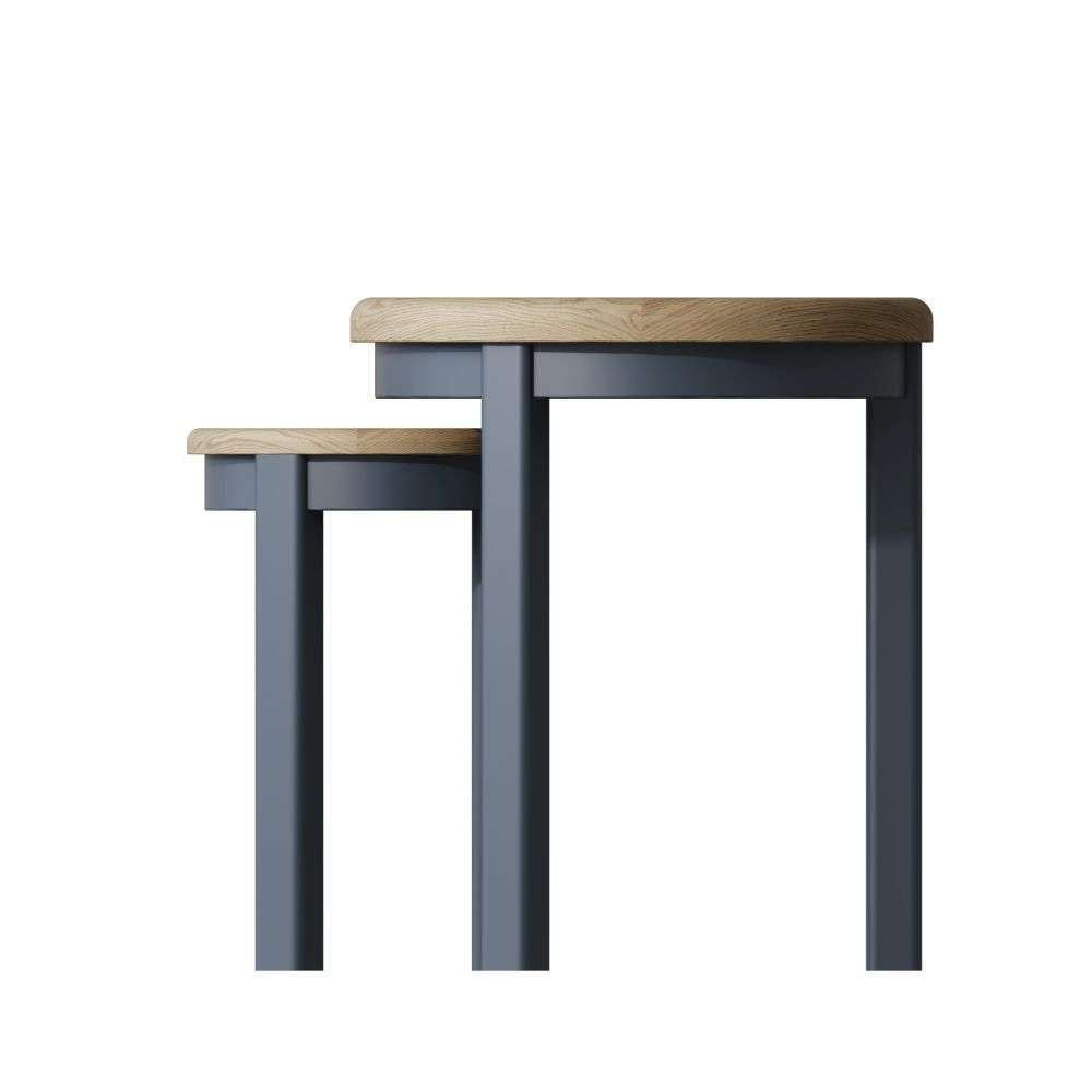 HOP Dining & Occasional Blue - Round Nest of Tables