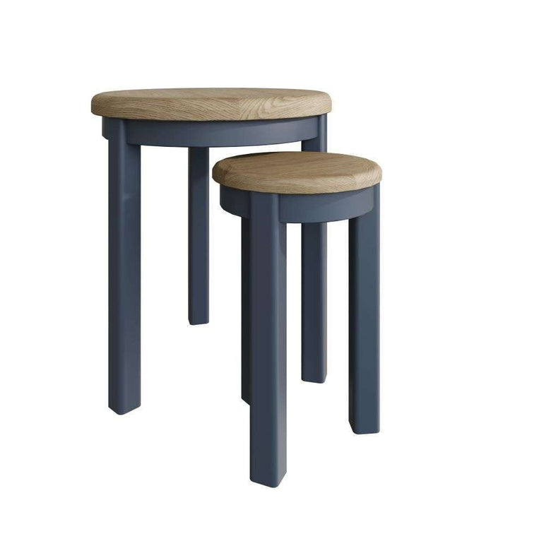HOP Dining & Occasional Blue - Round Nest of Tables