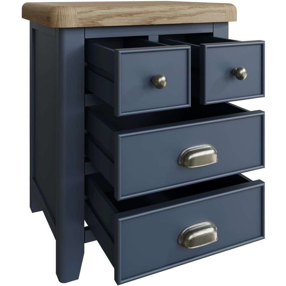 HOP Bedroom Blue - Extra Large Bedside Cabinet