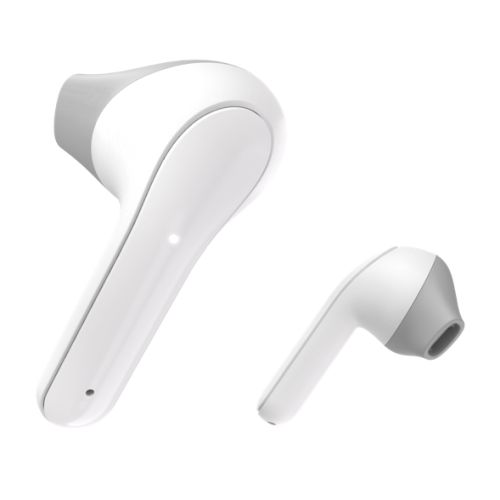 Hama Freedom Light Bluetooth Earbuds with Microphone, Touch Control, Voice Control, Charging/Carry Case Included, White All Homely