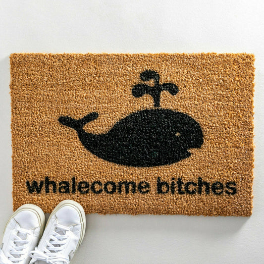 Artsy Doormats Whalecome Bitches Doormat