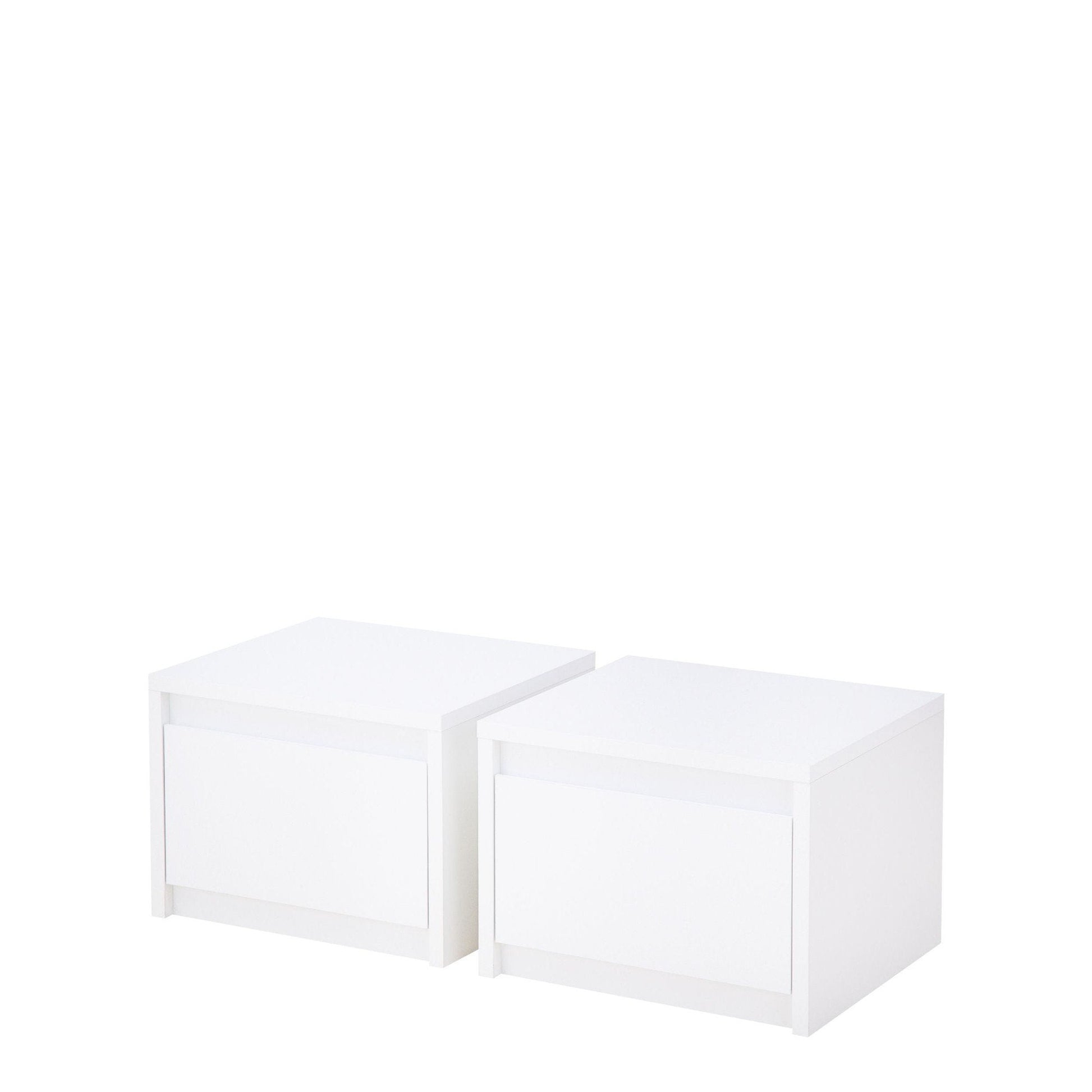 Italia 23 Pair of Bedside Cabinets All Homely