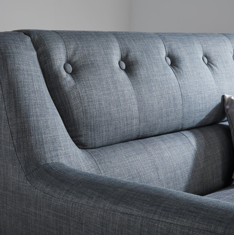 Birlea Lambeth Sofa Range, Retro-Inspired with Classic Button Back, Streamline Shapes, Coordinating Armchair Available