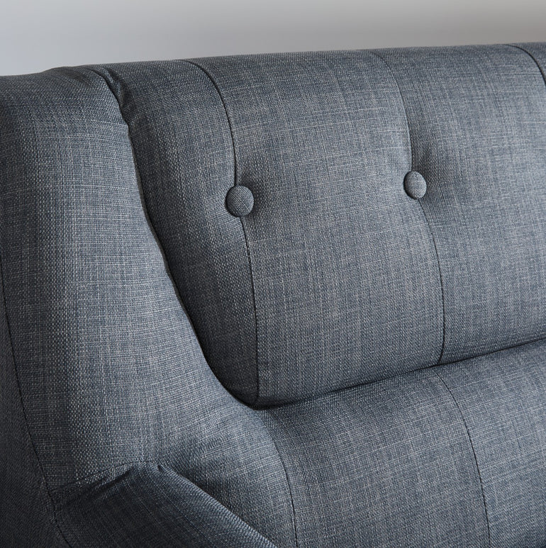 Birlea Lambeth Sofa Range, Retro-Inspired with Classic Button Back, Streamline Shapes, Coordinating Armchair Available