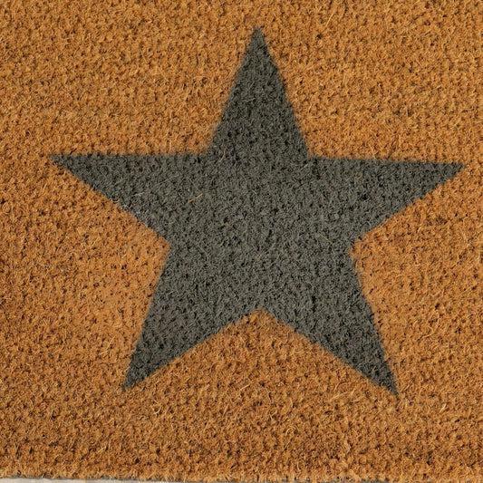 Artsy Doormats Grey Star Patio Doormat