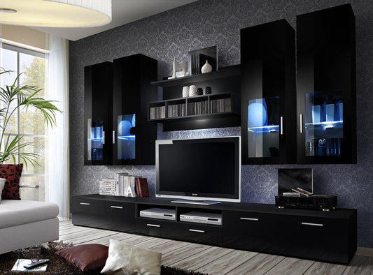 Lyra Entertainment Unit in 4 Colours All Homely
