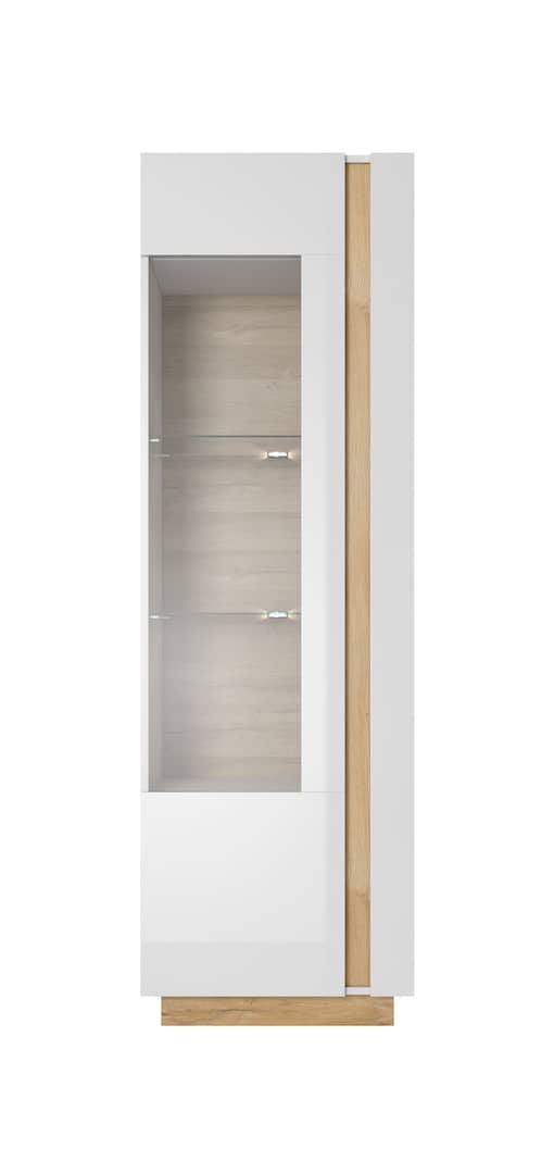Arco Tall Display Cabinet 60cm All Homely