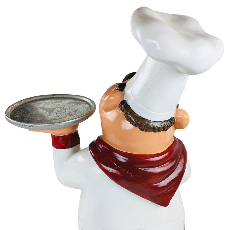Resin Chef With Tray 62cm