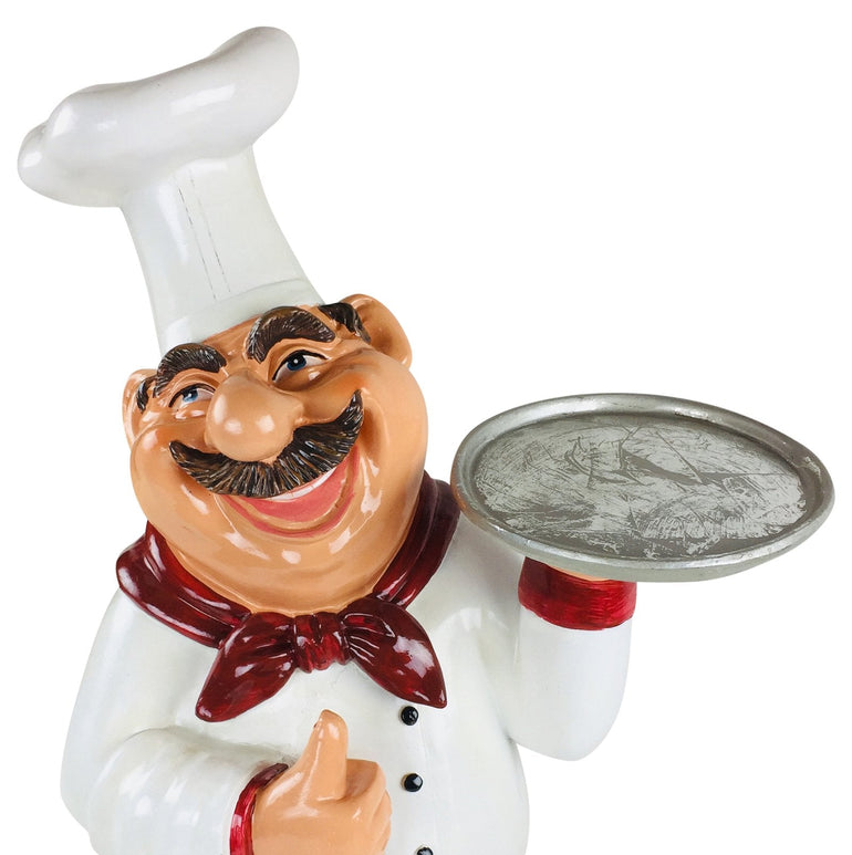 Resin Chef With Tray 62cm