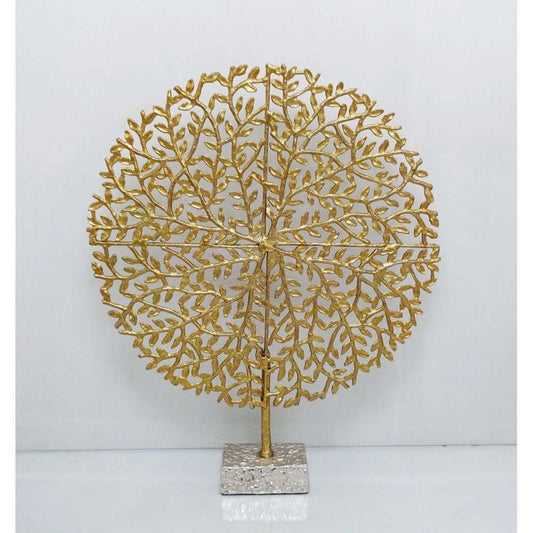 Mint Homeware - Large Round Sculpture - Gold & Nickel