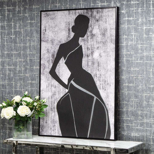 Mint Homeware - Female Form Foil With Oil Hand painting