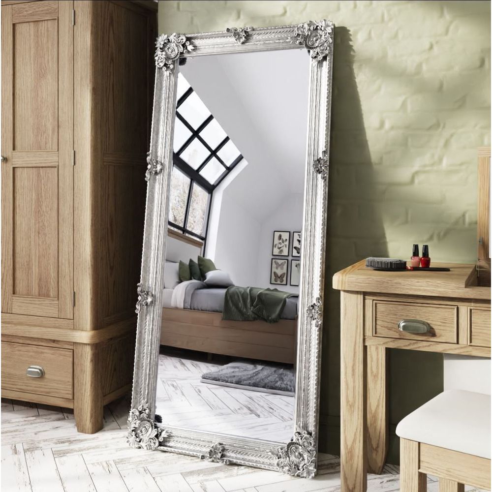 Mirror Collection - Silver Wooden Mirror
