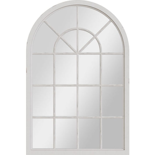 Mirror Collection White - Small Arched Window Mirror