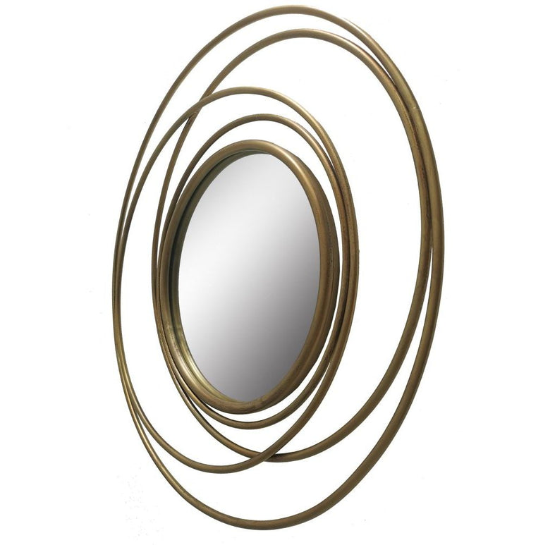 Mirror Collection - Satin Gold Iron Framed Mirror