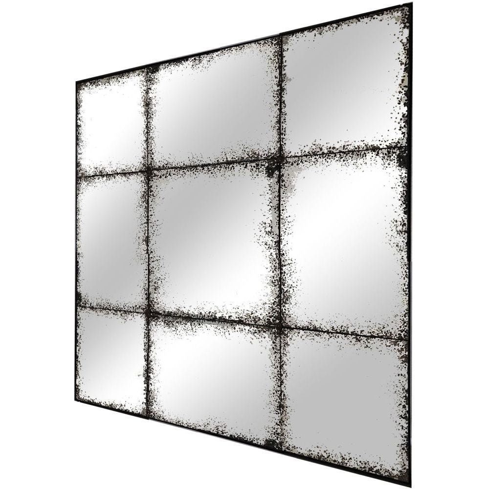 Mirror Collection - Square Window Effect Antique Mirror
